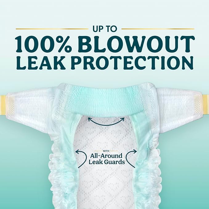 Pampers Gift Set, Disposable Diapers, Sensitive Wipes, & Milestone Gifts