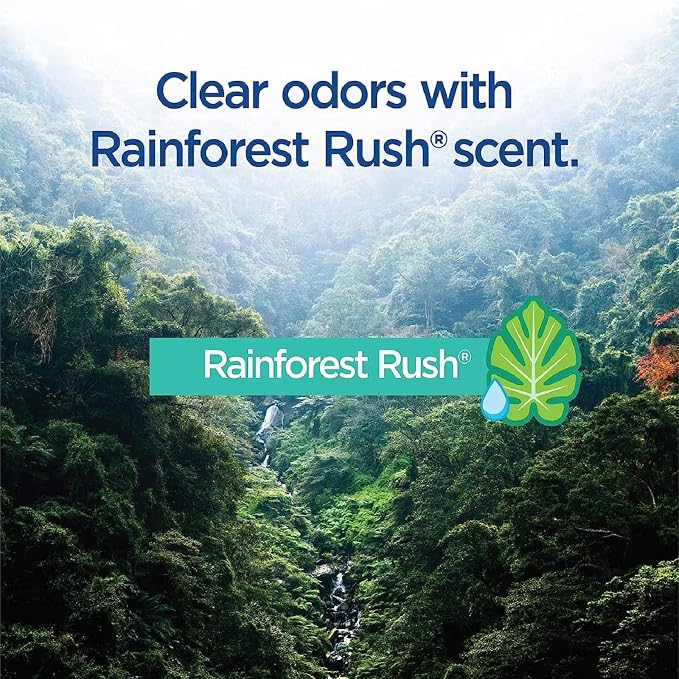 Clorox ToiletWand Disposable Toilet Cleaner Refills, Rainforest Rush Scent, 30 Count, Kills 99.9% of Germs, Touch-Free Toilet Cleaning