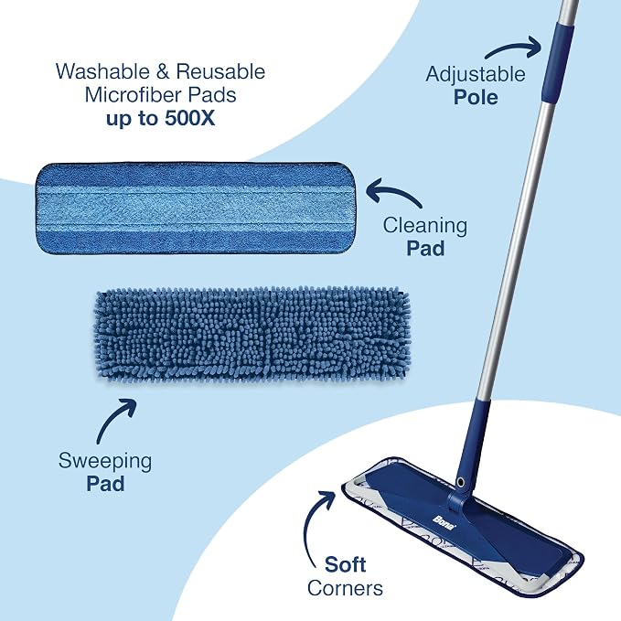Bona Premium Sweep & Clean Mop for Multi-Surface floors