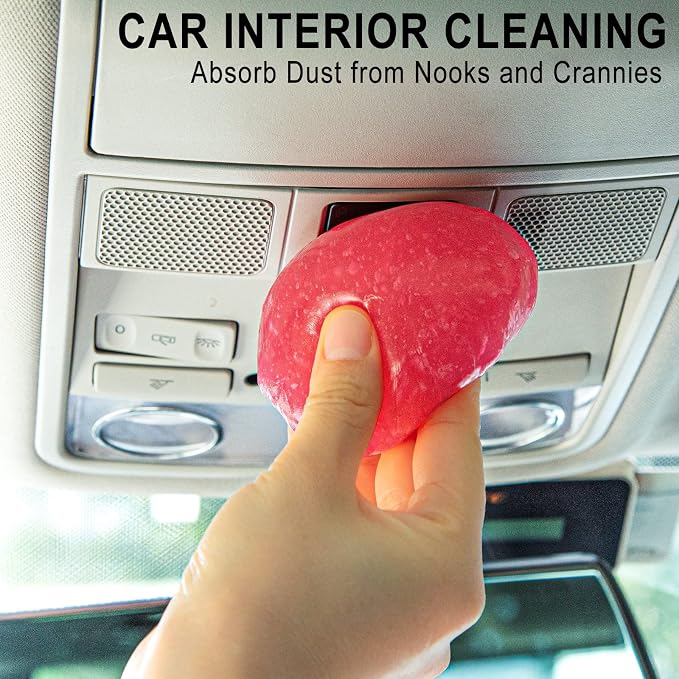 TICARVE 2 Pack Cleaning Gel for Car Putty Car Accessories Car Detailing Kit | Car Interior Cleaner Automotive Detail Kit Car Cleaning Kit Keyboard Office Laptop Dust Remover Reusable Gift For Men Women