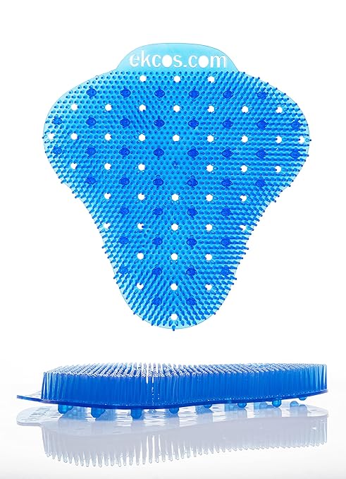Diversey Ekcos EKS-3B-12 ekcoscreen 60 Day Premium Anti-Splash Urinal Screen, Deodorizer for Cleaner Restrooms, Fresh Scent, Blue (2 Packs of 6), 12-Screens