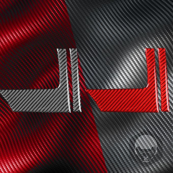 Real Carbon Fiber Trim for Toyota Camry Accessories | for 2012 2013 2014 Auto Dashboard Speedometer Right Side Sticker Interior Thick Overlay Decal