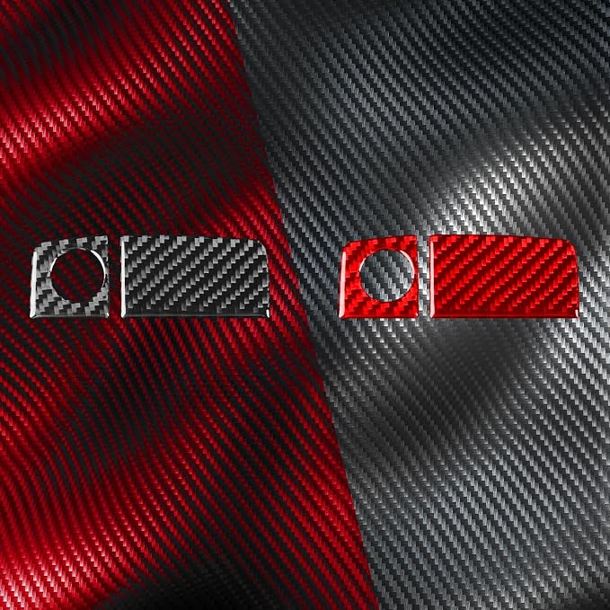 Real Carbon Fiber Trim for Honda CRV Accessories | for CR-V 2012 2013 2014 2015 2016 Passenger Glove Box Switch Handle Cover Sticker Interior Thick Overlay Decal