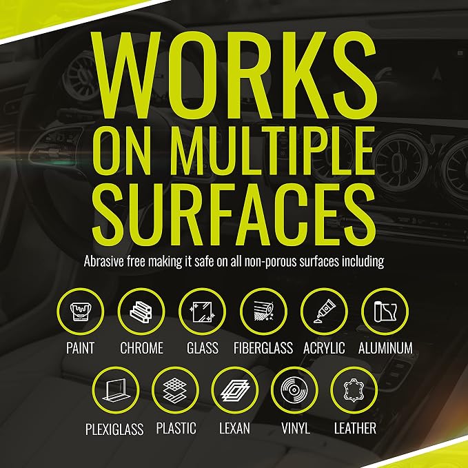 BugSlide Bug Remover All Purpose Car Cleaner & Detailer Spray, 32 Oz | All purpose spray for interior and exterior use. Removes bugs from plastic, metal, glass and mirrors, no scratching.