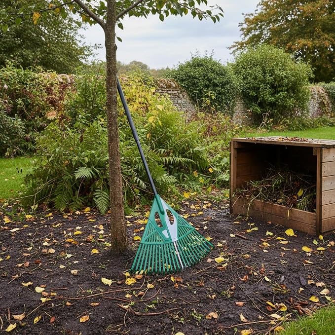 predolo 2-in-1 Leaf Rake and Grabber Lightweight Leaf Collector Tool Lawn Care Equipment for Homeowners , Rake Only