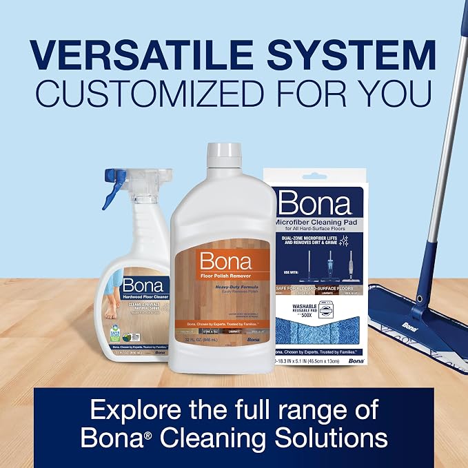 Bona Floor Polish Remover - Covers 200sqft - 32 Fl Oz (Pack of 8)
