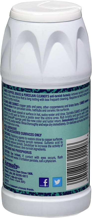 Brillo Cameo Copper, Brass & Porcelain Cleaner, 10 Ounce