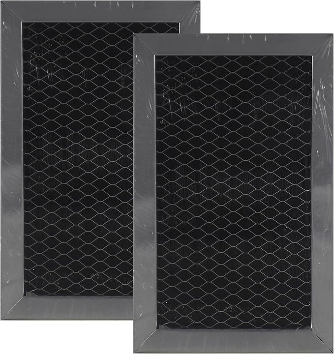 Air Filter Factory Replacement For Samsung DE63-30016H Charcoal Carbon Microwave Filters 2-Pack