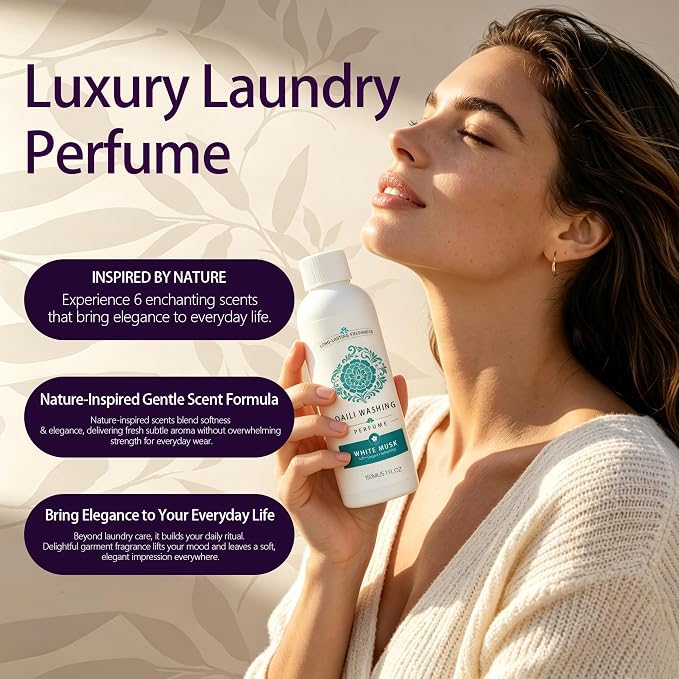 daili washing Perfume, Long Lasting Fabric Freshener, Premium Laundry Fragrance Booster for All Garments (1*pcs)
