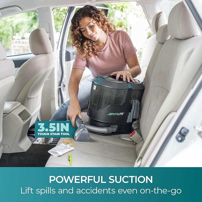 Kenmore Portable Carpet & Upholstery Spot Cleaner Machine 17Kpa Suction | with Versatile Tools for Pet, Couches, Car and Auto Detailer, Black -KW2001.01