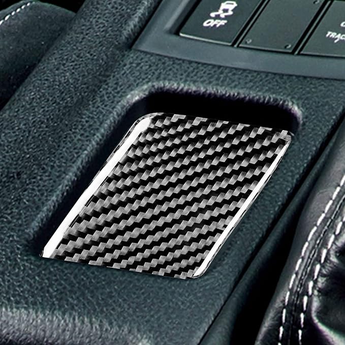 Real Carbon Fiber Trim for Subaru Accessories | for Scion FR-S 2013-2016 / Toyota 86 2016-2020 Center Control Gear Shift Box Cover Interior Thick Overlay Decal