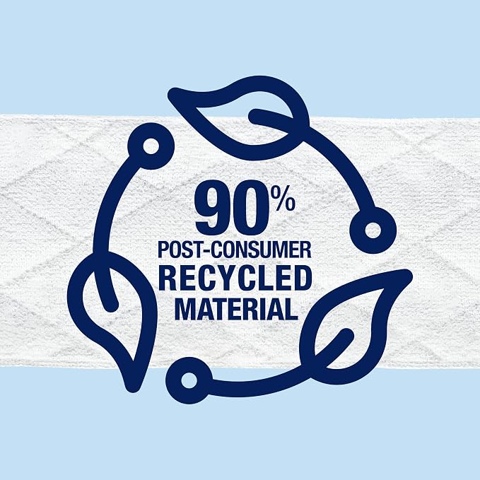 Bona Multi-Surface Floor Cleaning Pads - Refills - Heavy-Duty,Disposable,Microfiber Pads for Easy Floor Cleaning,(Pack of 54)
