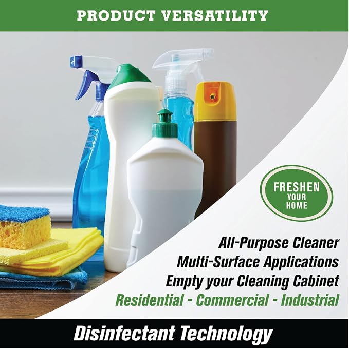 SNiPER Hospital Disinfectant, Odor Eliminator & All-Purpose Cleaner, Made in the USA, 4 Ounce Spray, 12-Pack