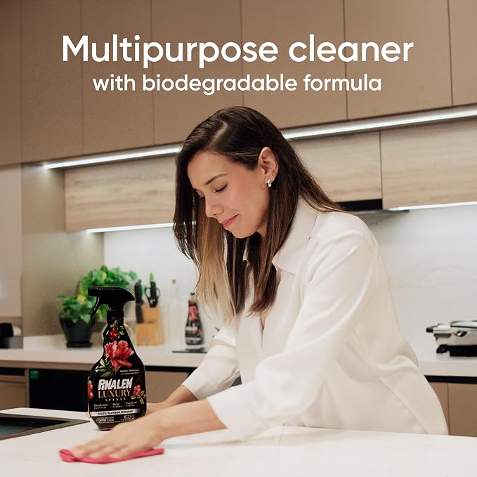 PINALEN Luxury Scent Liquid Multipurpose Cleaner - Sunrise Memories - 28 fl oz - All Purpose Cleaner for Kitchen, Bathroom & Surfaces