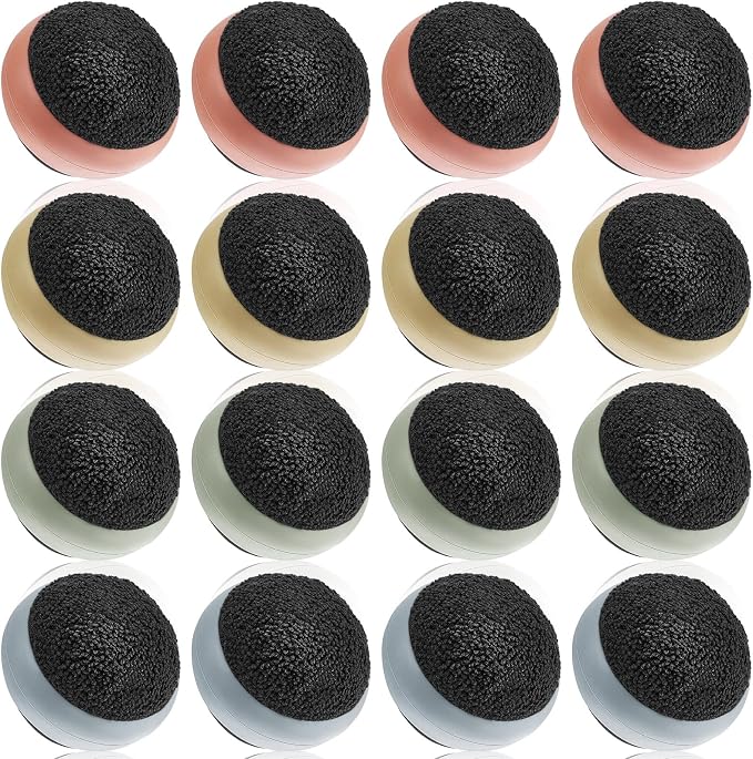 16 Pack Touch Screen Cleaner Balls Phone Cleaning Ball Microfiber Touch Car Screen Glass Cleaner for Computer Laptop Monitor Camera Lens Gift(Green,Blue,Warm Red,Yellow)