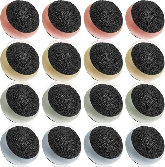 16 Pack Touch Screen Cleaner Balls Phone Cleaning Ball Microfiber Touch Car Screen Glass Cleaner for Computer Laptop Monitor Camera Lens Gift(Green,Blue,Warm Red,Yellow)
