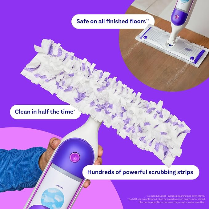 Procter & Gamble Swiffer PowerMop Multi-Surface Mopping Pad Refills, 5 Count Mop Heads