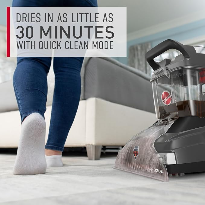 Hoover PowerScrub XL Pet Carpet Cleaner Machine for Carpet and Upholstery | Deep Cleaning Carpet Shampooer Machine with Multi-Purpose Tools, Powerful Suction, Pair with Hoover Cleaner Solution