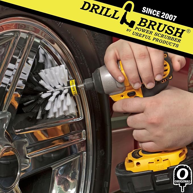Professional Car Detailing Tools - Wheel & Tire Cleaning Brush | Car Accessories