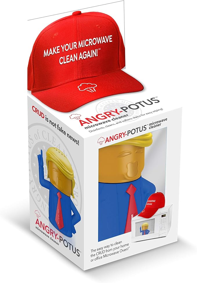 Microwave Steam Cleaner Angry POTUS Presidential Blue, It's HUGE