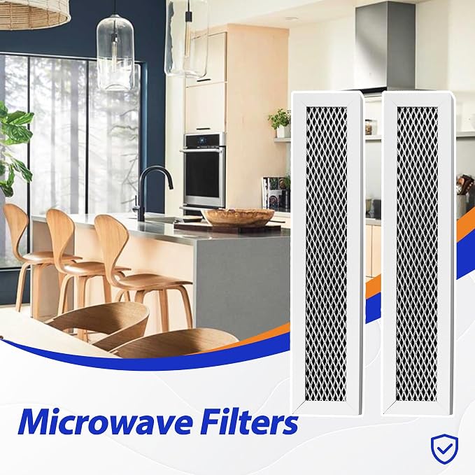 Quality Microwave Filter Fit for Frigidaire FGMV17WNVFA FMV152KSA FMV152KBA FMV152KMA FMV152KQA FMV152KWA for Electrolux EI30SM35QSA EMOW1911ASA for Kenmore and Uni Microwaves