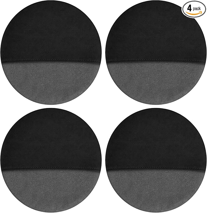 Hahafelt 4 Pcs Car Screen Cleaner Car Touch Microfiber Screen Cleaner Cloth Cleaning Wipes Interior Pad for Vehicle Dashboard LCD Accessories 4.13×4.13 Inches (Round)