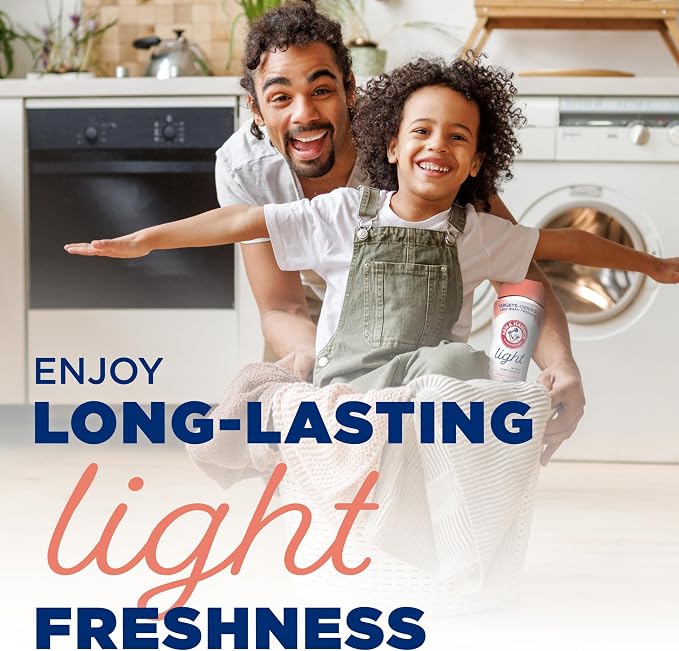 ARM & HAMMER Light Laundry Scent Booster, Peony Blossom Scent, 24 Oz | In-Wash Laundry Fragrance, No Heavy Perfumes, No Dyes, No Parabens, Laundry Additive
