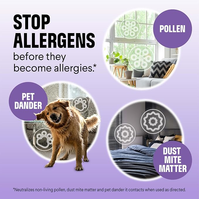 Clorox PURE Allergen Neutralizer Daily Air Spray, Nighttime Calm, 8 Ounces (Pack of 2)