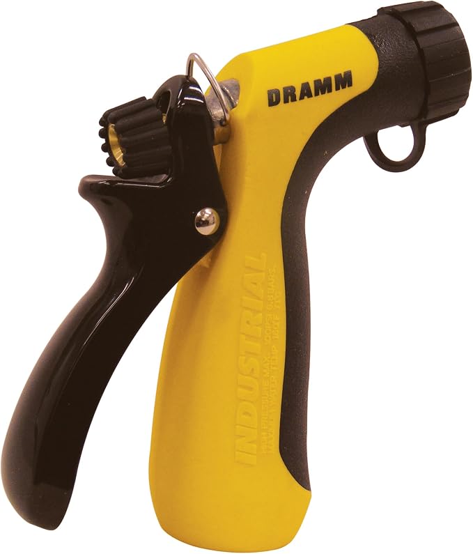 Dramm 12743 Industrial Hot Water Pistol, Brass, No Size, Yellow