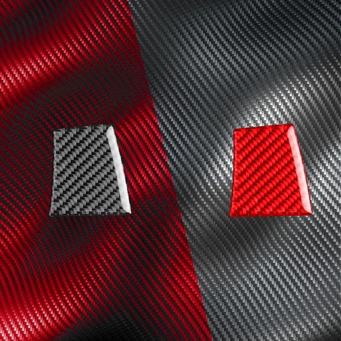 Real Carbon Fiber Trim for Honda Accord Accessories | for 2003 2004 2005 2006 2007，Instrument Panel Right Side Cover，Interior Dash Panel，Thick Overlay Sticker Decal