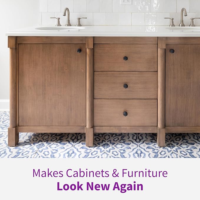 Rejuvenate Cabinet And Furniture Restorer Fills In Scratches, Shines And Protects Indoor Cabinets And Furniture, 16 Ounces