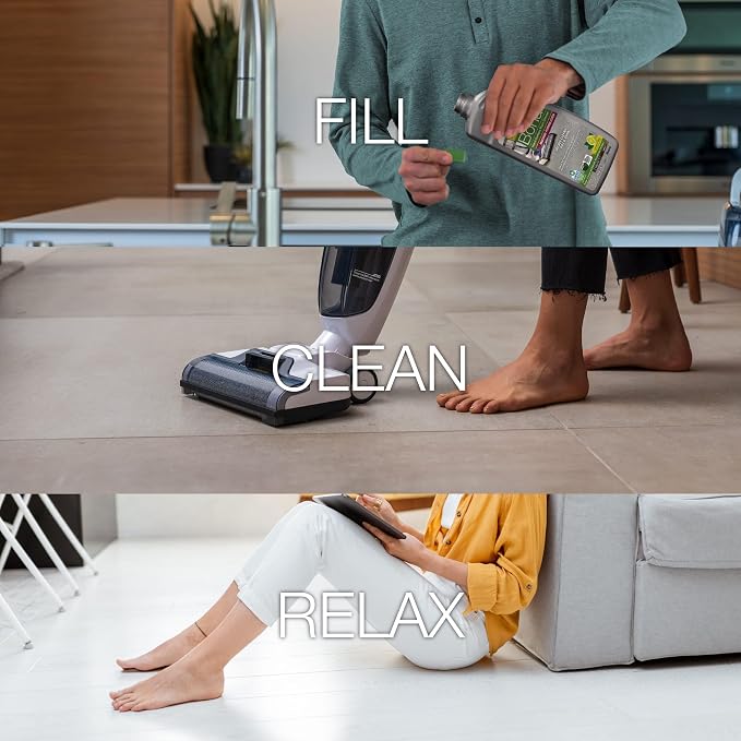 Bona® Hard-Surface Floor Cleaner - Hard-Floor Cleaning Machine Formulation - 32 fl oz - Lemon Mint