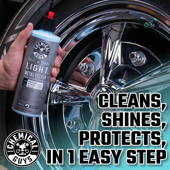 Chemical Guys Light Metal Polish, 16 Fl Oz