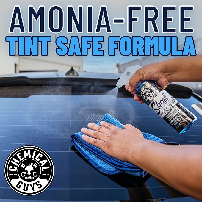 Chemical Guys, Streak-Free Glass & Window Cleaner, Ammonia-Free, 1 Gallon