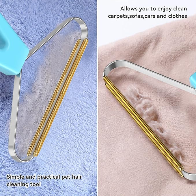 Pet Hair Remover, Dog and Cat Hair Remover, Carpet Rake, Carpet Scraper | Pet Hair Removal Tool, Carpet Rake for Pet Hair Removal, Pile Brush, Carpet, Car Cushions, Sofa, Pet Bed, Furniture, Rug