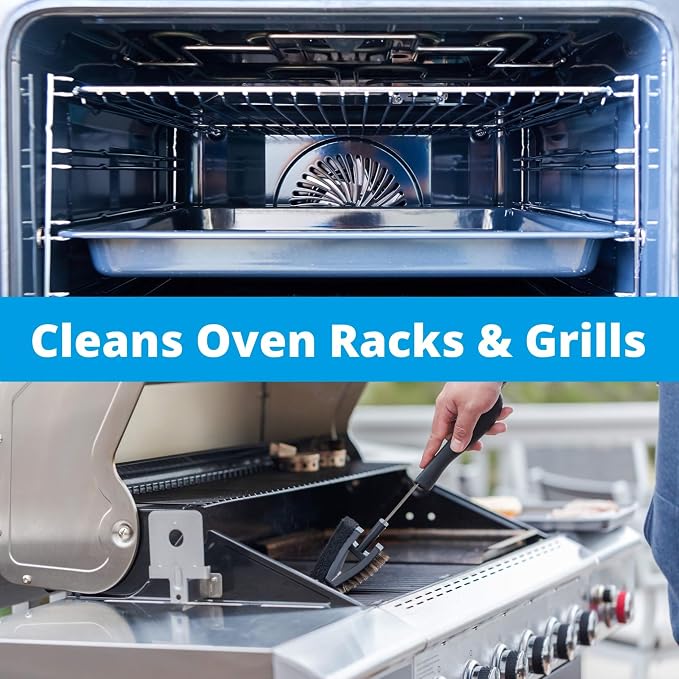 Carbona Oven Rack & Grill Cleaner | Eliminates Thick Grease & Build-Up | Griddle & BBQ Cleaning Solution | 16.8 Fl Oz, 2 Pack