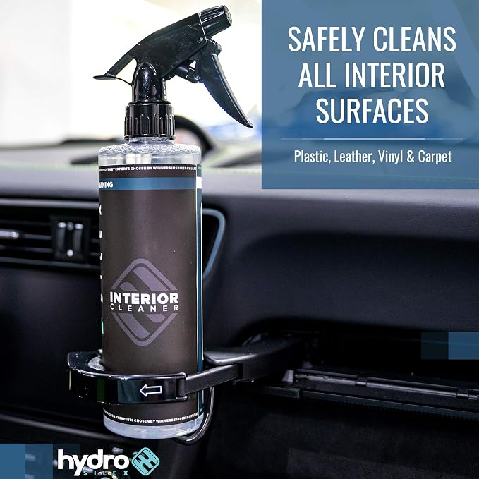 Plastic & Leather Interior Cleaner (16oz) | Dye-Free Car Interior Cleaner for Plastic, Leather & Vinyl | Deep Cleans Stains, Dirt, Grime & Spills | No Greasy Residue for Cars, Trucks & SUVs