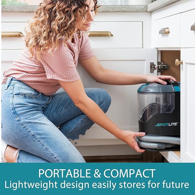 Kenmore KW2001 SpotLite Portable Carpet Spot Cleaner & Pet Stain Remover | 17Kpa Powerful Suction, Versatile Tools for Upholstery, Couches, Car, Auto Detailer