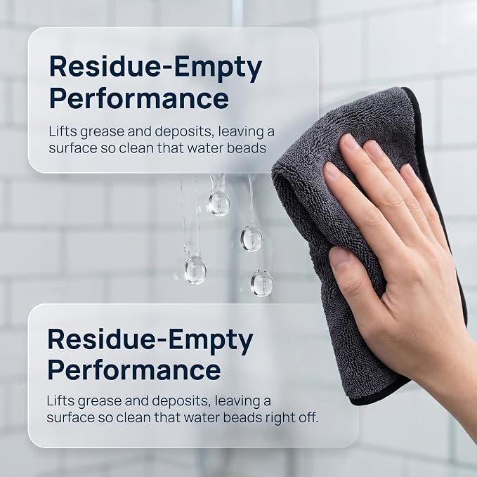Javer Cloth for Windows, 2026 New Thickened Javer Cloth for Windows, XXLLint Free Magic Cloths for Cleaning Stainless Steel and Mirrors - Reusable Microfiber Towel (2 Pack)