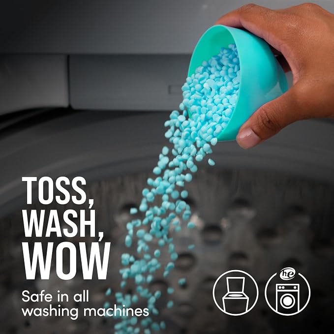 Downy Unstopables in Wash Scent Booster Beads, Fresh Scent, 24 oz, White, Laundry Beads for Odor Protection, Scent Booster Beads, Laundry Scent Boosters