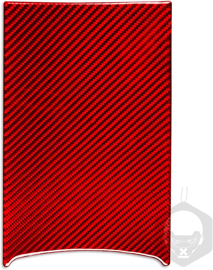 Red Real Carbon Fiber Trim for Nissan Rogue Accessories | for 2014-2020 / Rogue Sport 2017-2022 Rear Air Outlet Vent Cover Sticker Interior Thick Overlay Decal