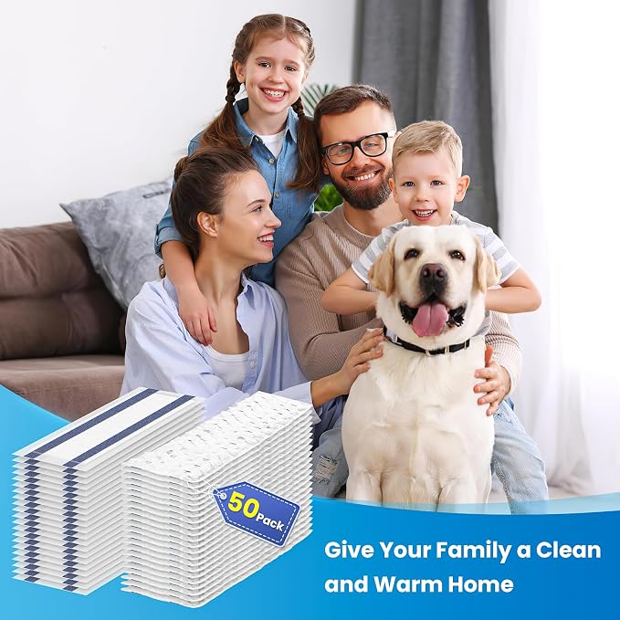 50 Pack Disposable Microfiber Cleaning Mop Pads for Bona Mop Series | Heavy Duty Disposable Sweeping Pad Replacement Refill