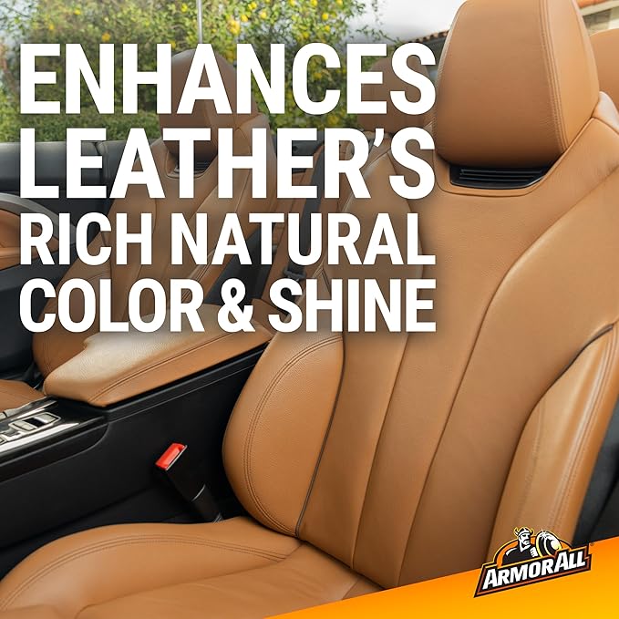Armor All Interior Cleaner Wipes | For Leather | 20 Count | Pack of 2 | For Vehicles