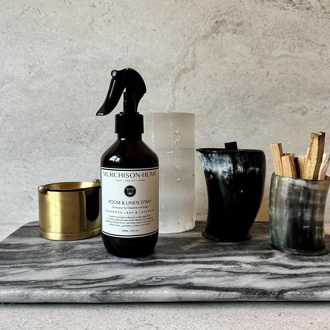 Murchison-Hume Luxury Room & Linen Spray – Rosewood Leaf & Lavender | Eco-Conscious, Plant-Based Fabric Mist & Air Freshener | Long-Lasting Scent, 10 fl oz