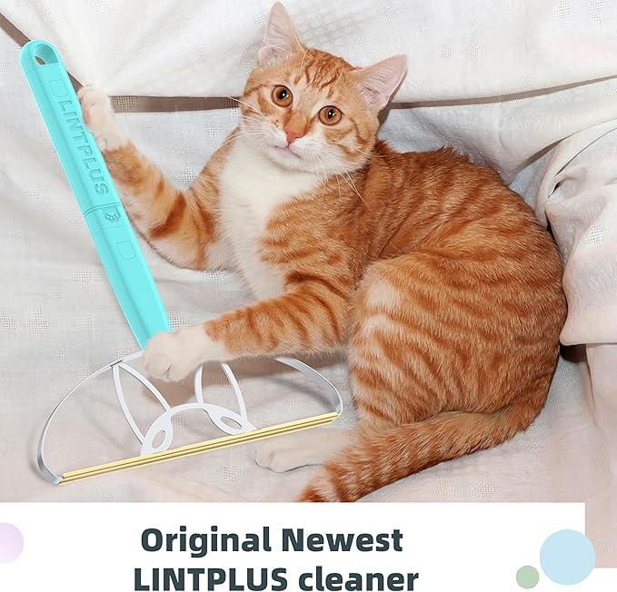 Flex Max Pet Hair Remover by LINTPLUS-Adjustable Pet Hair Removal Tool 2X More Effective Than Pro, Dog & Cat Hair Remover for Rugs, Couches & Pet Towers-Effortlessly Removes All Hair!