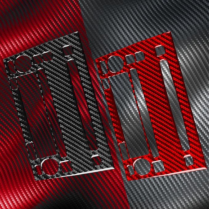Fit for Cadillac Escalade ESV 2007-2014 / EXT Hybrid 2009-2013 Type-A | Real Carbon Fiber | Accessories | Console Radio Panel Trim | Decals | Anti-scratch
