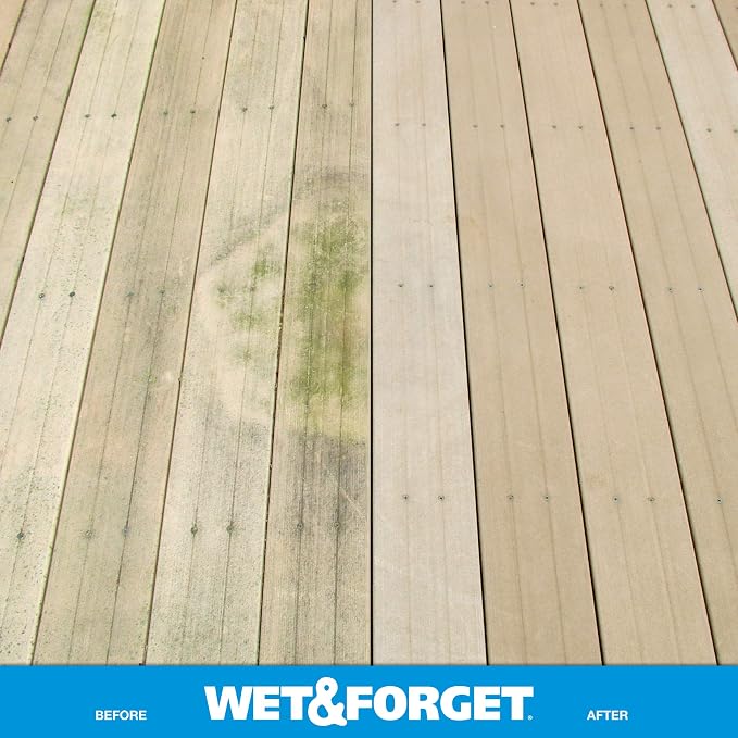 Wet & Forget Outdoor Moss Mold Mildew & Algae Stain Remover 2x .75 Gallon