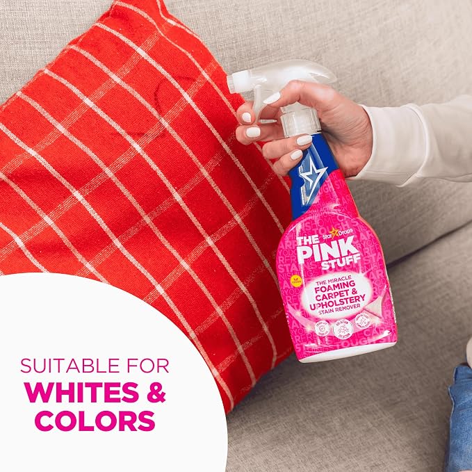 Stardrops - The Pink Stuff - The Miracle Foaming Carpet & Upholstery Stain Remover (Pack of 2)