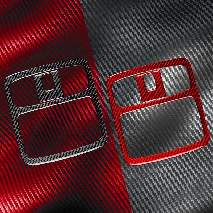Fit for Toyota 4Runner(N210) 2003-2009 Map Light Trim Decals | for SR5/Sport Edition/Limited | Real Carbon Fiber | Accessories | Overhead Map Reading Light Panel Trim | Anti-scratch