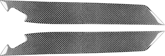 Real Carbon Fiber Trim for Subaru Accessories | for BRZ/Scion FR-S/Toyota 86 2016 2017 2018 2019 2020 Door Inner Panel Lower Cover Interior Thick Overlay Decal